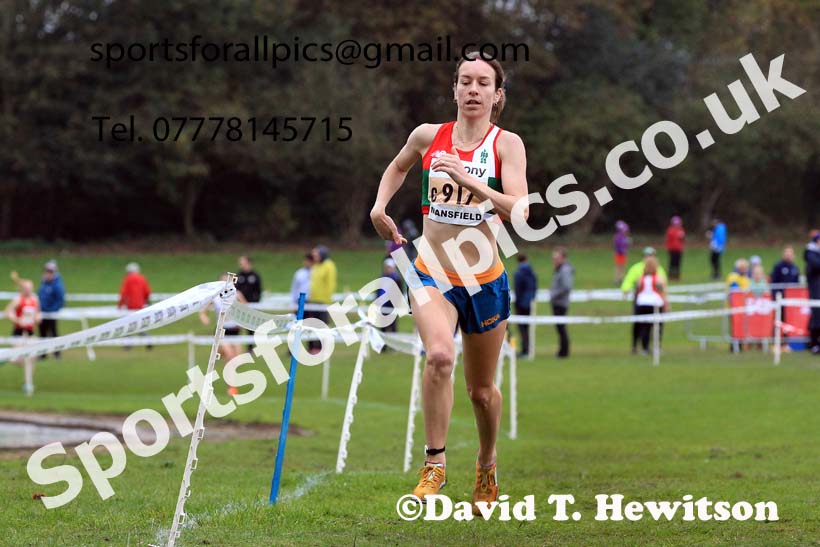 Senior Women, 2022 National Cross Country Relays, Berry Hill Park, Mansfield.  Photo: David T. Hewitson/Sports for All Pics